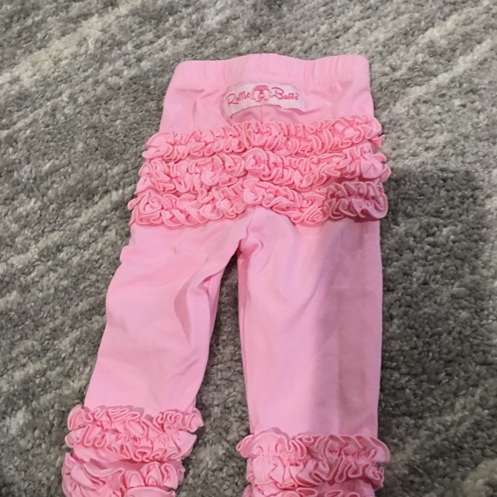 Ruffle Butts baby girl pants. Size 0-6 month.